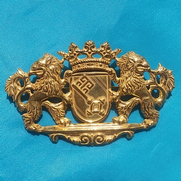 Vintage Signed Miriam Haskell Brooch - Picture 4 of 4